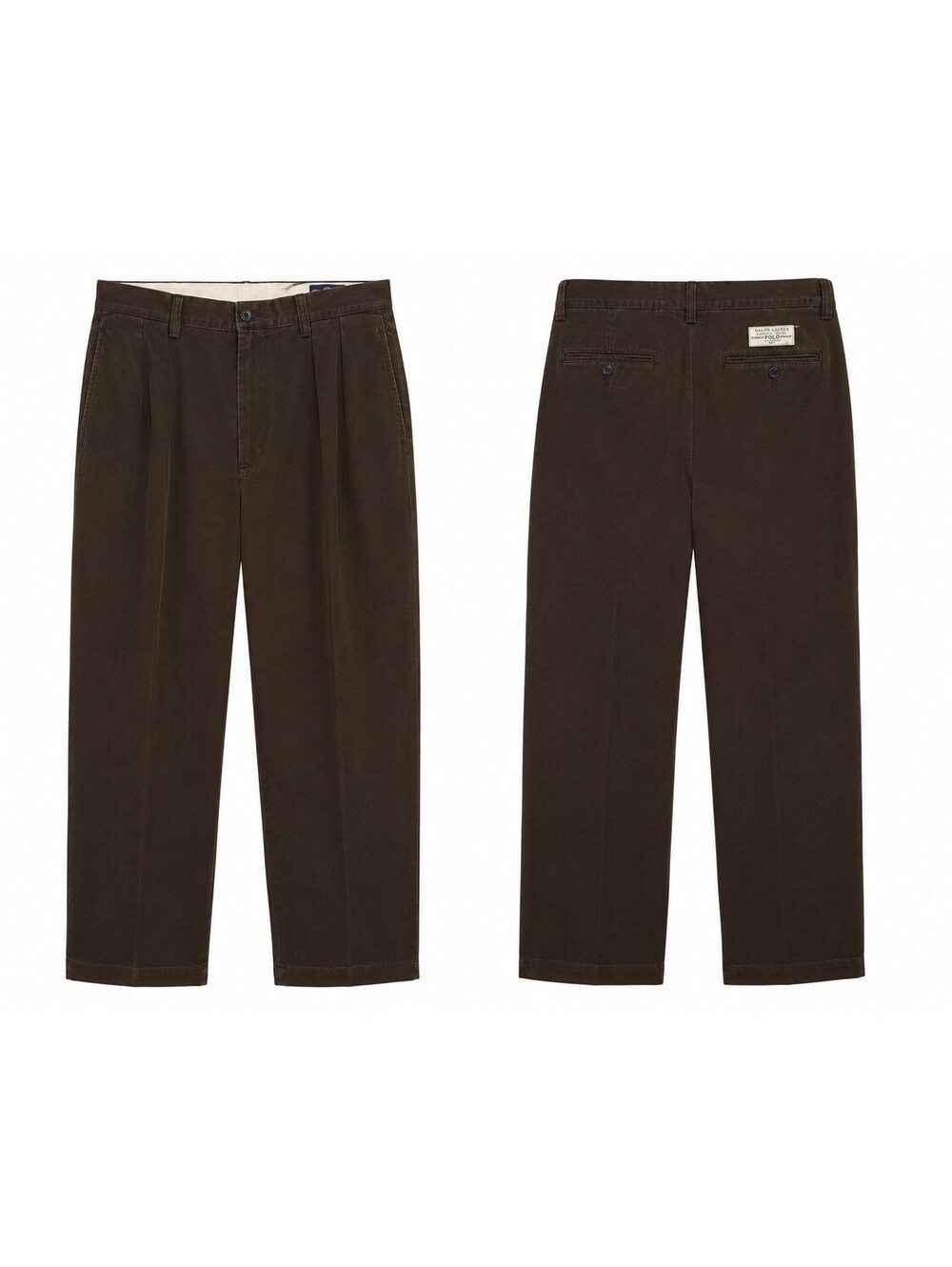 Ralph Lauren Chino Pants Brown Size 32/30 Vintage Old School